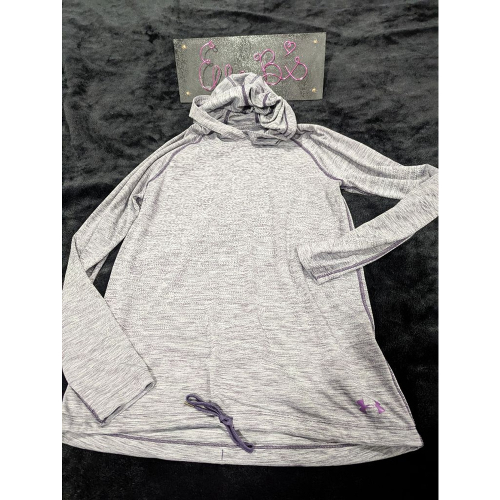 EUC Under Armour Purple Heat Hear Long Sleeve S